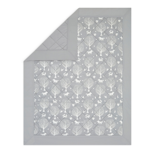 Одеяло Aden + Anais Сoll-dream forest, муслин, 102х80 см, серый (AWSL10002) - Pampik - 4