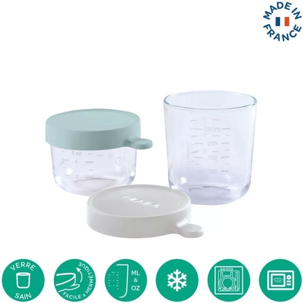 Набор стеклянных контейнеров Beaba Babycook, 2 шт. (912802) - Pampik - 4