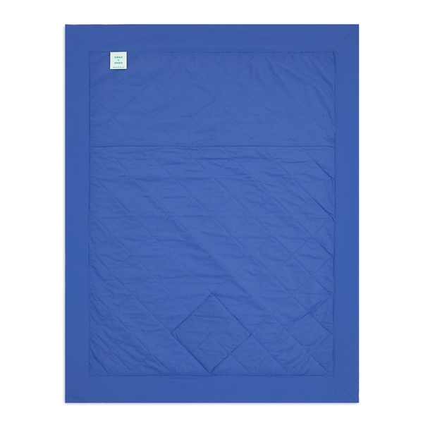 Одеяло Aden + Anais Сoll-whale watching, муслин, 102х80 см, синий (AWSL10003) - Pampik - 2