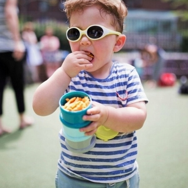 Контейнер-дозатор Beaba для сыпучих смесей, серый (911673) - Pampik - 5