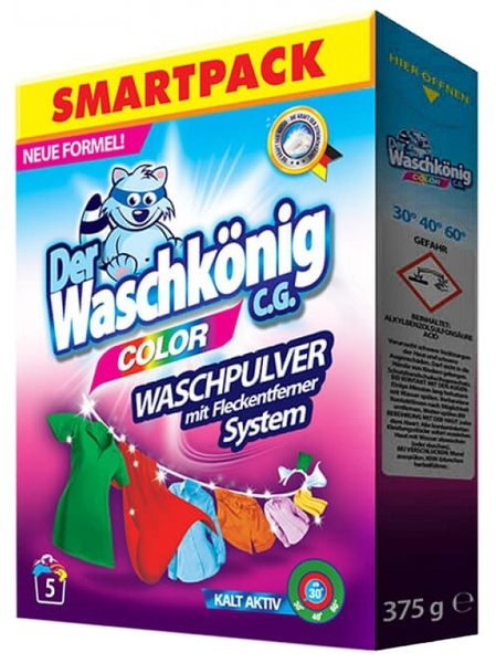 Пральний порошок Waschkonig Color, 375 г - Pampik