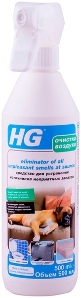 Засіб для усунення джерел неприємних запахів HG, 500 мл - Pampik