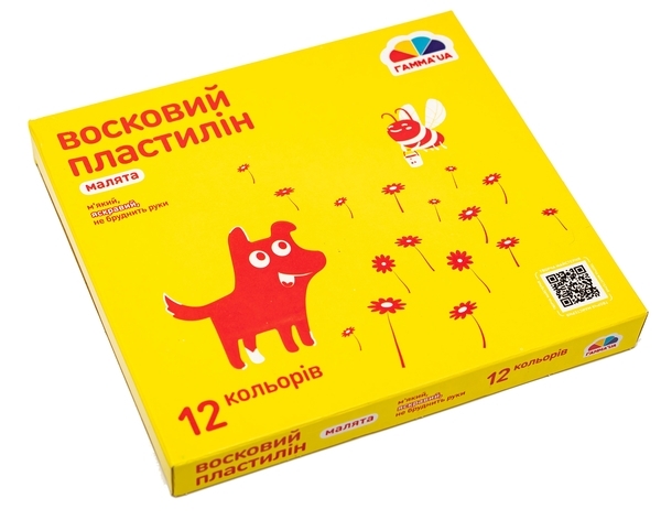 Набір воскового пластиліну Гамма.ua Малята, 10 кольорів (100304) - Pampik