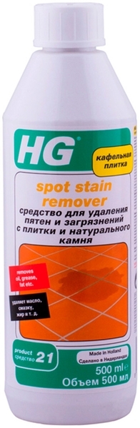 Засіб для видалення плям та забруднень з плитки та натурального каменю HG, 500 мл - Pampik