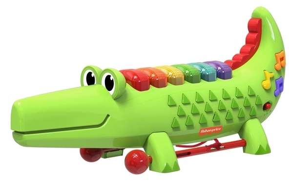 Ксилофон Fisher-Price Яскравий крокодил (22282) - Pampik