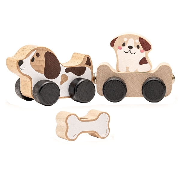 Дерев’яна іграшка Cubika "Кмітливі цуценята" (4823056515443) - Pampik - 2