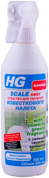 Засіб для видалення вапняного нальоту зі свіжим ароматом HG, 500 мл - Pampik