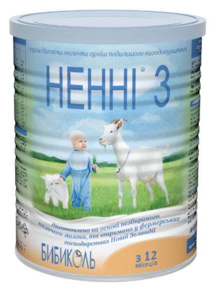 Суха молочна суміш Ненні 3, 400 г - Pampik