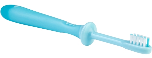 Набор зубных щеток Pigeon Training Toothbrush Set Step 4, 18-36 мес., 2 шт., голубой - Pampik - 3