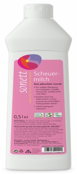 Sonett Органічне молочко для чищення 0,5 л. - Pampik