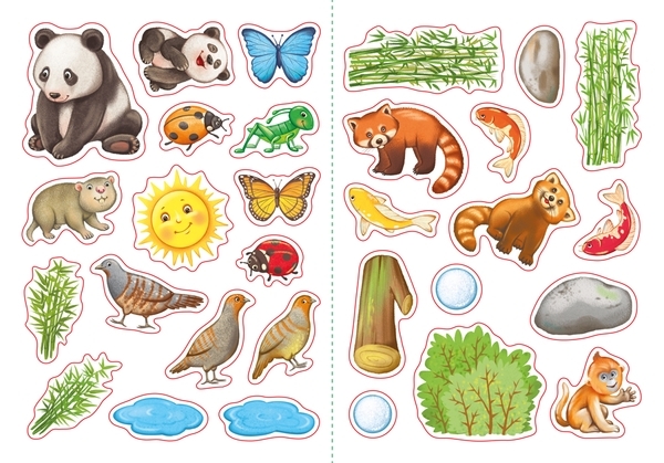 Створюй історії з наліпками. Панда - МАГ (А1298013У) - Pampik - 5