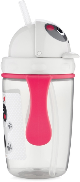 Поїльник із силіконовою трубочкою Canpol babies, 400 мл, бежевий (56/500_bei) - Pampik - 2