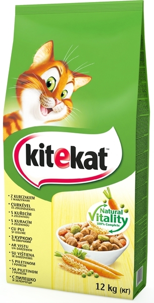 Корм для котів Kitekat Курка з овочами 12 кг - Pampik
