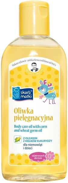 Олія Skarb Matki для догляду за немовлятами та дітьми з олією кукурудзяних зародків, 200 мл (1926) - Pampik