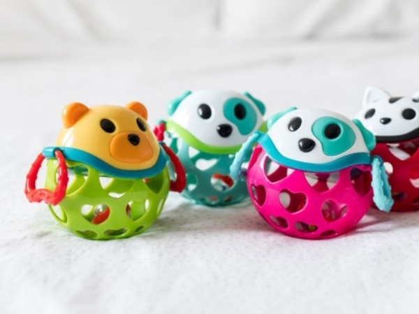 Игрушка-погремушка Canpol Babies Котик, красный (79/101_red) - Pampik - 4