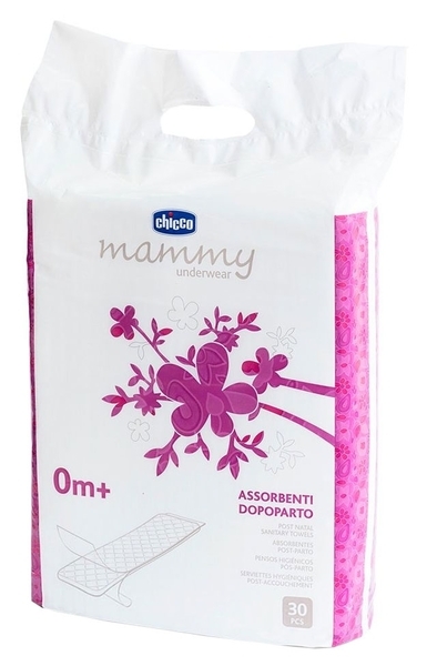 Послеродовые гигиенические прокладки Chicco, 30 шт. - Pampik