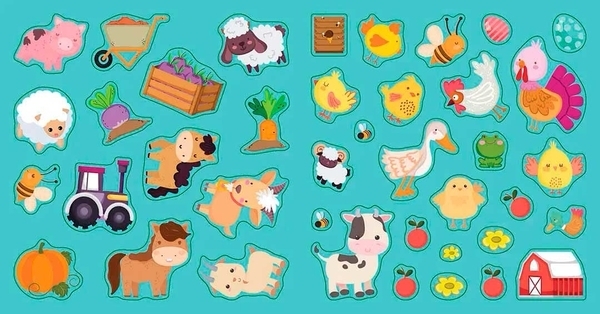 Суперові наліпки. Ферма - Pampik - 2