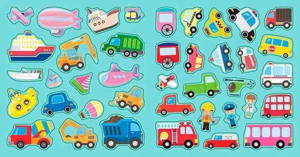 Суперові наліпки. Транспорт - Pampik - 2