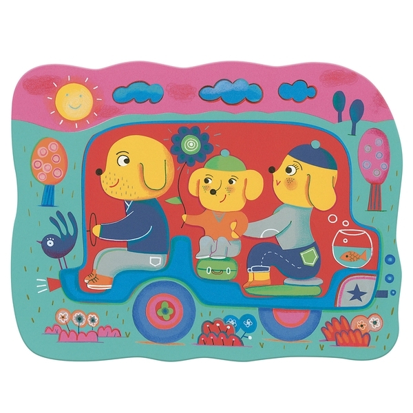 Художній комплект для малювання водою Djeco У дорозі (DJ09066) - Pampik - 2