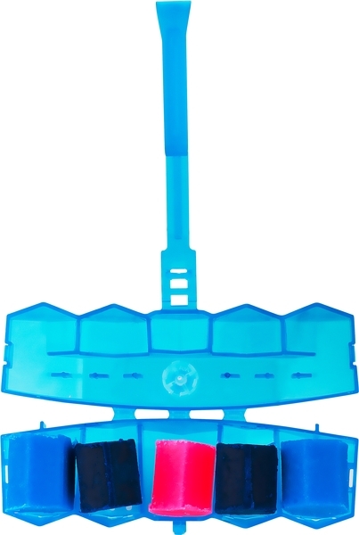 Туалетный блок для унитаза Domestos Power 5 Видимая защита Цветочный букет, 53 г - Pampik - 3