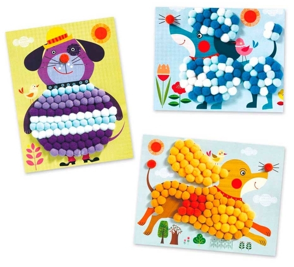 Набор для творчества Djeco Мягкие собаки (DJ09867) - Pampik - 3