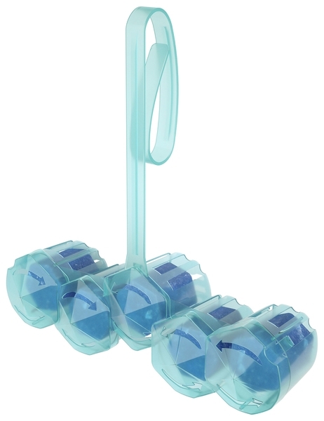 Туалетний блок для унітазу Domestos Power 5 Свіжість океану, 5х55 г - Pampik - 2