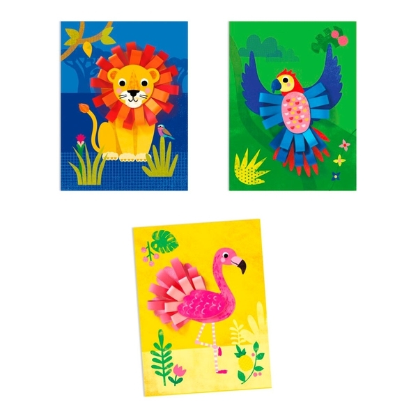 Набор для творчества Djeco Кудрявые животные (DJ09868) - Pampik - 3