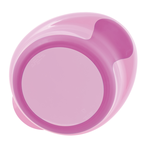Термостійка тарілка Chicco Warmy Plate, рожевий (16000.10) - Pampik - 3