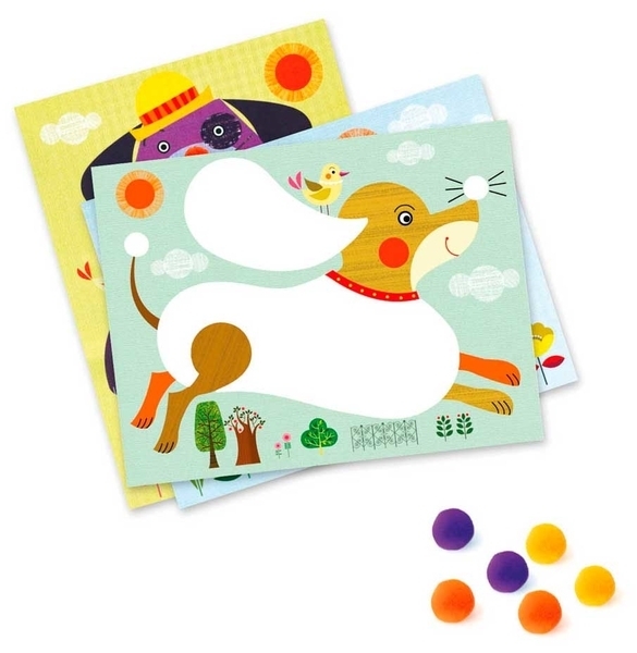 Набор для творчества Djeco Мягкие собаки (DJ09867) - Pampik - 2