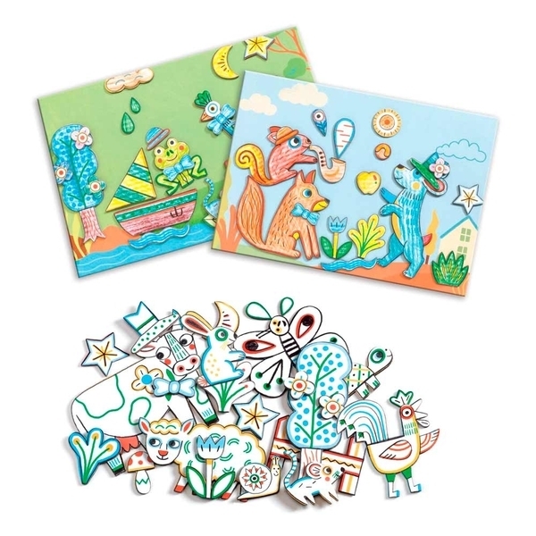 Набор для творчества Djeco Мир для создания животных (DJ08997) - Pampik - 3