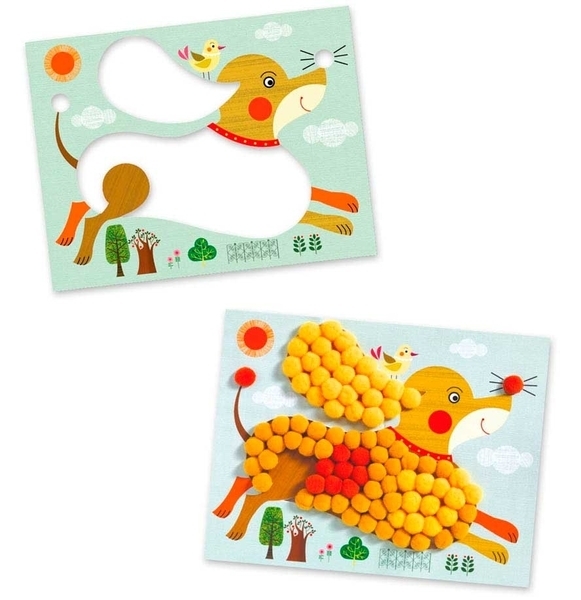 Набор для творчества Djeco Мягкие собаки (DJ09867) - Pampik - 4