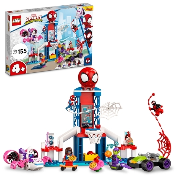 Конструктор LEGO Marvel Spiderman Вечірка у штабі Людини-Павука, 155 деталей (10784) - Pampik - 2