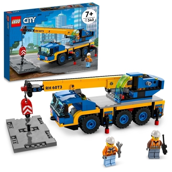 Конструктор Lego City Мобільний кран, 340 деталей (60324) - Pampik - 2