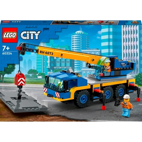 Конструктор Lego City Мобільний кран, 340 деталей (60324) - Pampik