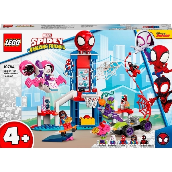 Конструктор LEGO Marvel Spiderman Вечірка у штабі Людини-Павука, 155 деталей (10784) - Pampik