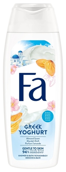 Гель для душу Fa Грецький Йогурт Мигдаль з протеїнами йогурту, 500 мл - Pampik