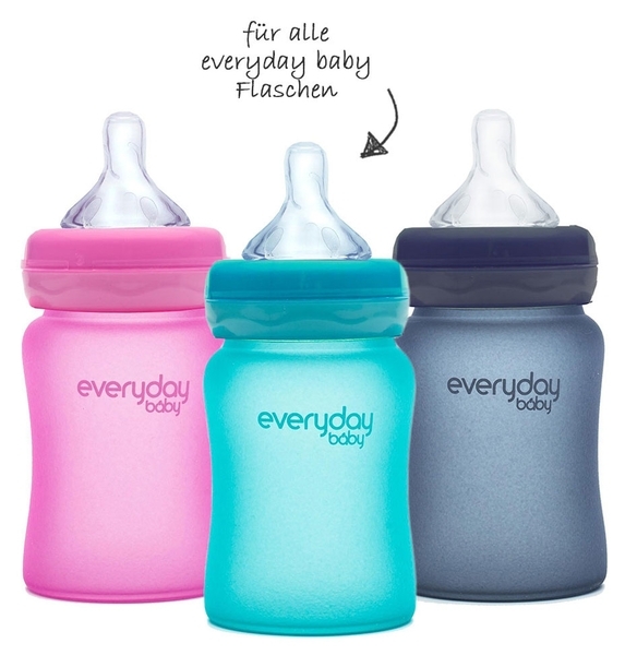 Ручки-тримачі для пляшечки Everyday Baby, 2 шт., бірюзовий (10423) - Pampik - 4