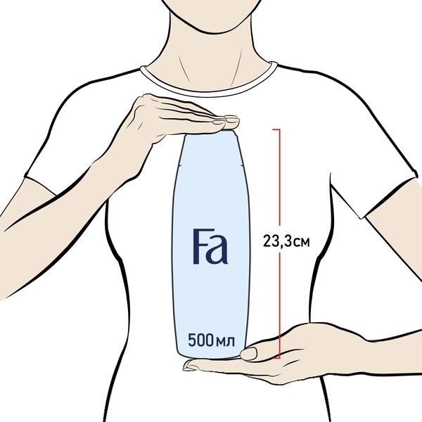 Гель для душу Fa Грецький Йогурт Мигдаль з протеїнами йогурту, 500 мл - Pampik - 4