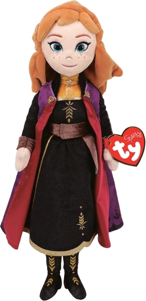 М'яка іграшка TY Frozen Anna, зі звуковим ефектом, 25 см (02407) - Pampik