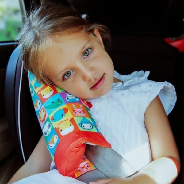 Подушка-накладка Fisher-Price Друзі на ремінь безпеки (FP-TP003) - Pampik - 2