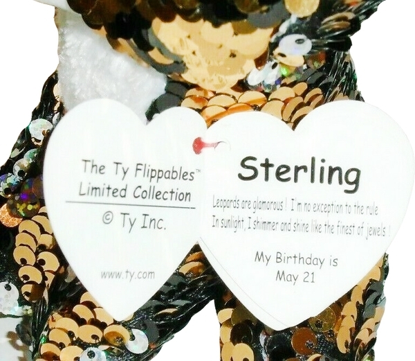 Мягкая игрушка TY Flippables Леопард Sterling, 25 см (36796) - Pampik - 5