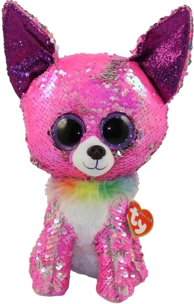 Мягкая игрушка TY Flippables Чихуахуа Charmed, 25 см (36792) - Pampik