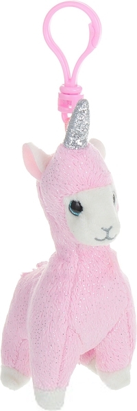 М'яка іграшка-брелок TY Beanie Babies Рожева лама Lana, 12 см (36607) - Pampik - 5