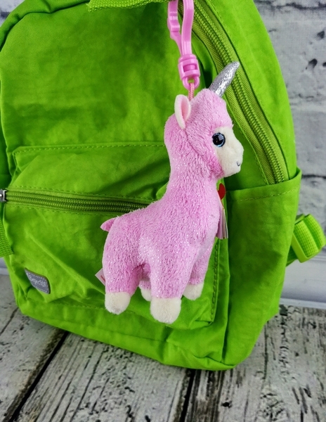 М'яка іграшка-брелок TY Beanie Babies Рожева лама Lana, 12 см (36607) - Pampik - 7