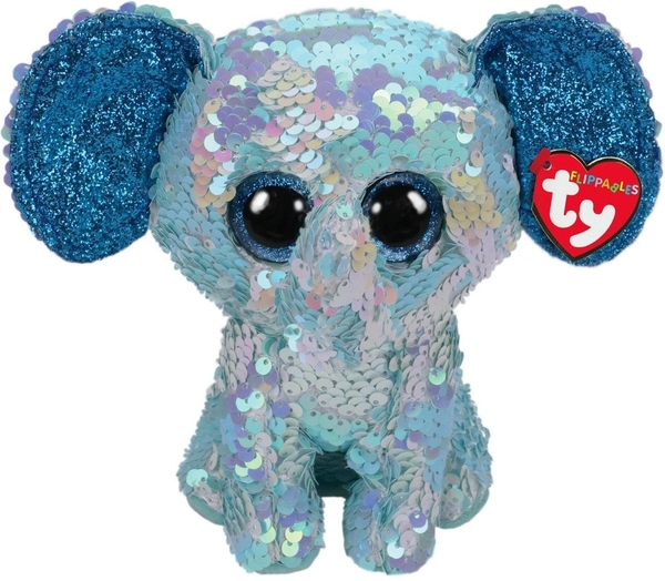 М'яка іграшка TY Flippables Слоненя Stuart, 15 см (36344) - Pampik