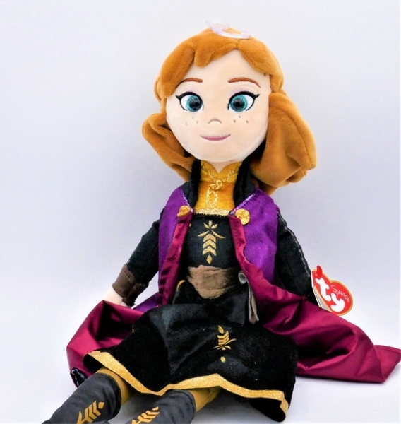 М'яка іграшка TY Frozen Anna, зі звуковим ефектом, 25 см (02407) - Pampik - 3