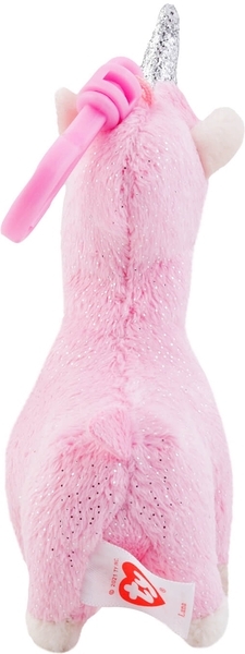 М'яка іграшка-брелок TY Beanie Babies Рожева лама Lana, 12 см (36607) - Pampik - 2