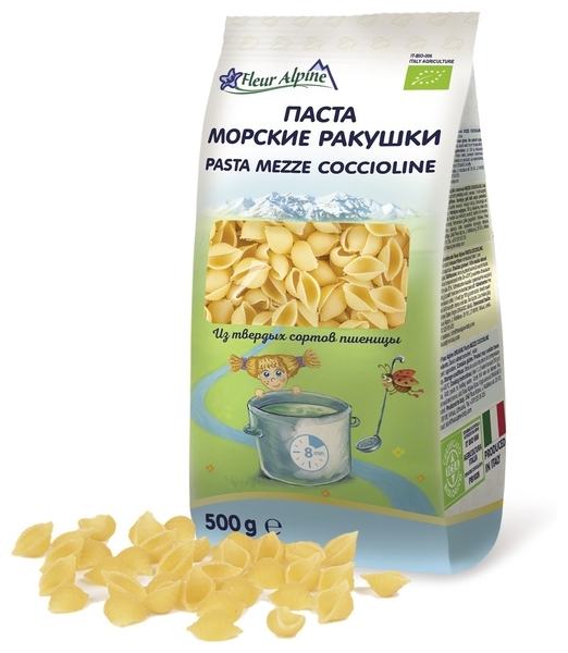Паста Fleur Alpine Mezze Coccioline Морські мушлі, 500 г - Pampik - 2