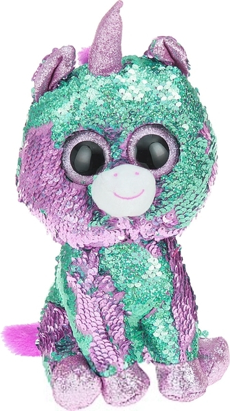 Мягкая игрушка TY Flippables Единорог Celeste, 25 см, зеленый (36798) - Pampik - 3