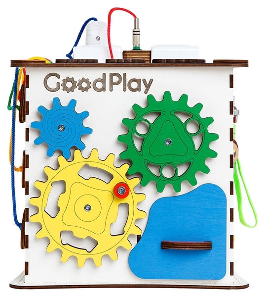 Розвиваючий кубик GoodPlay, з підсвічуванням, 25х25х25 см (K009) - Pampik - 2